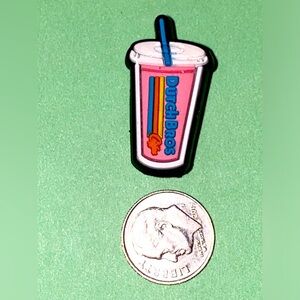 (10 for $15) DUTCH BROS Pink Crocs Shoes Charms
